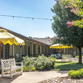 outdoor seating areas