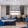 lounge area with modern decor and ample seating