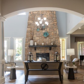 lounge area with ample seating